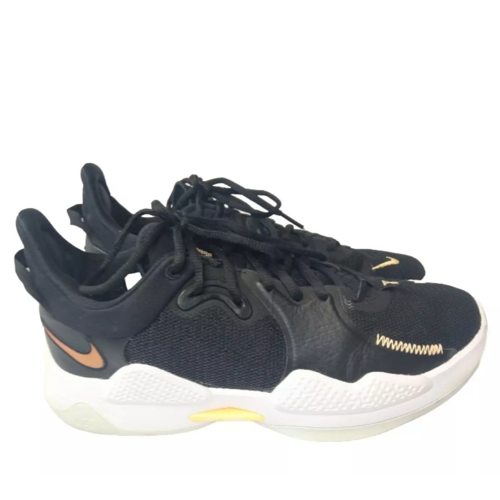 Nike PG 5 Black Multicolor Shoes Men's Size 10 basketball Sneakers CW3143-001